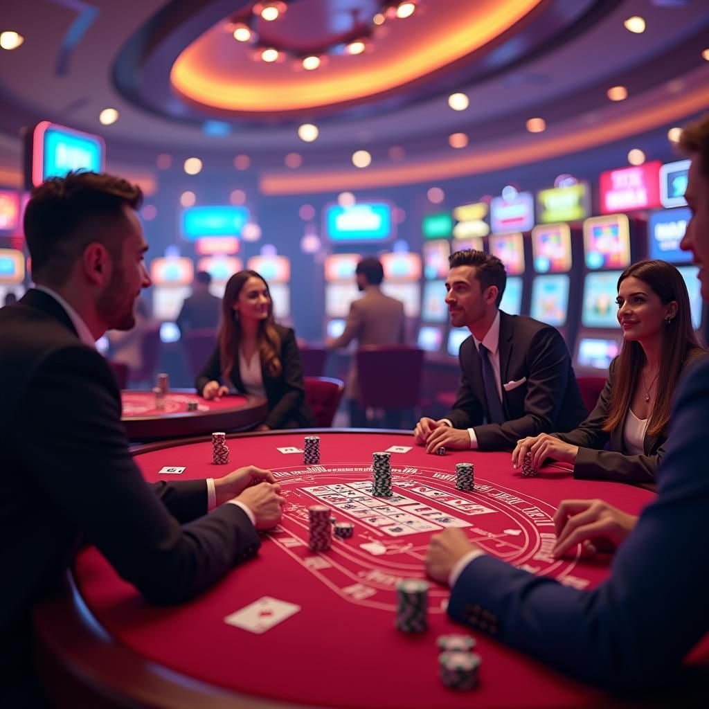 Tampilan antarmuka aplikasi rnsvip7 di perangkat mobile menunjukkan permainan sportsbook dan slot online
